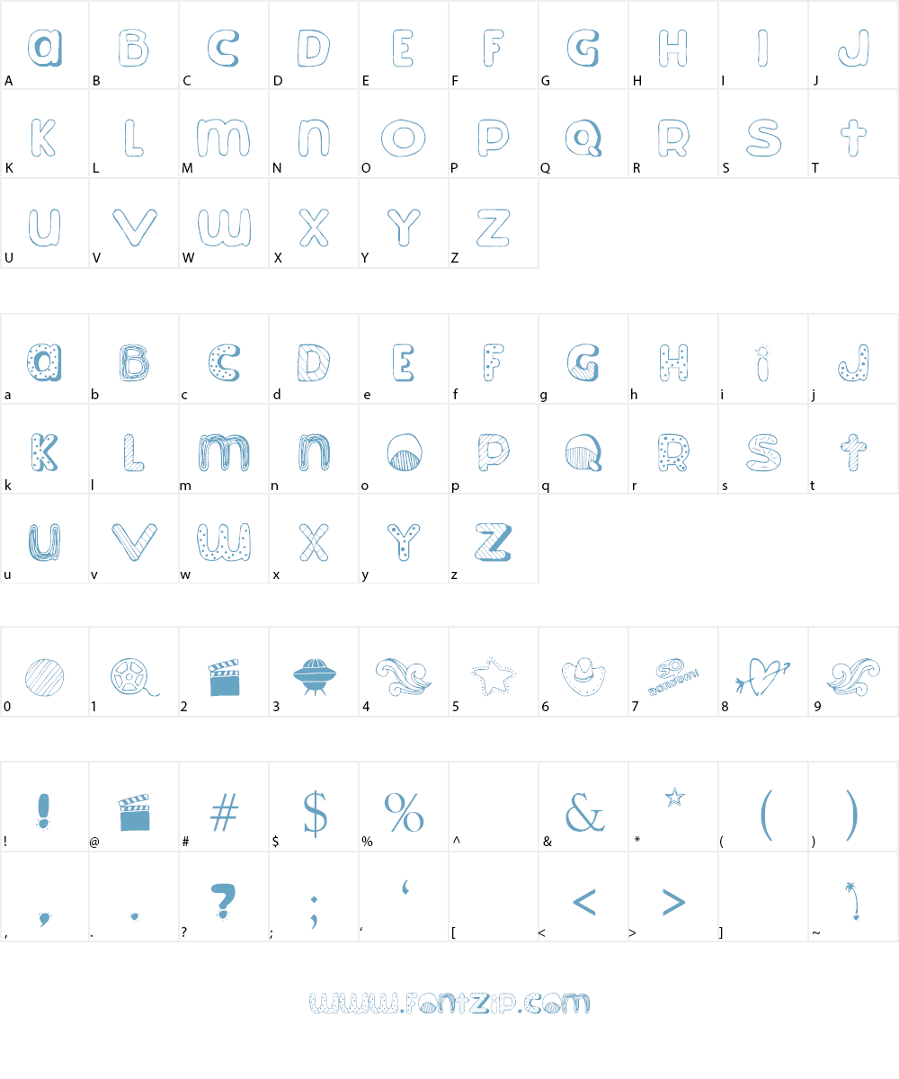 So Random! Font Character